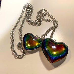 Rainbow Heart Necklace